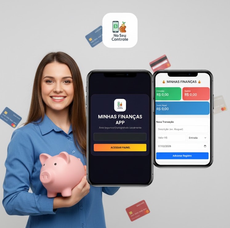 Mockup No Meu Controle App